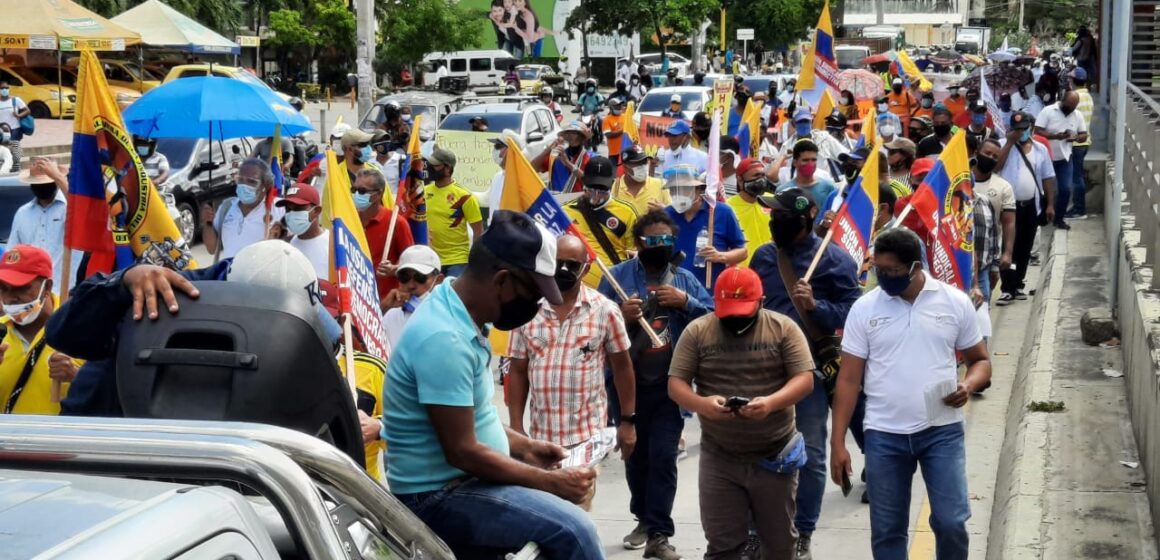 Con la toma de la sede de Gobernación de Bolívar se inicia el paro nacional en Cartagena  