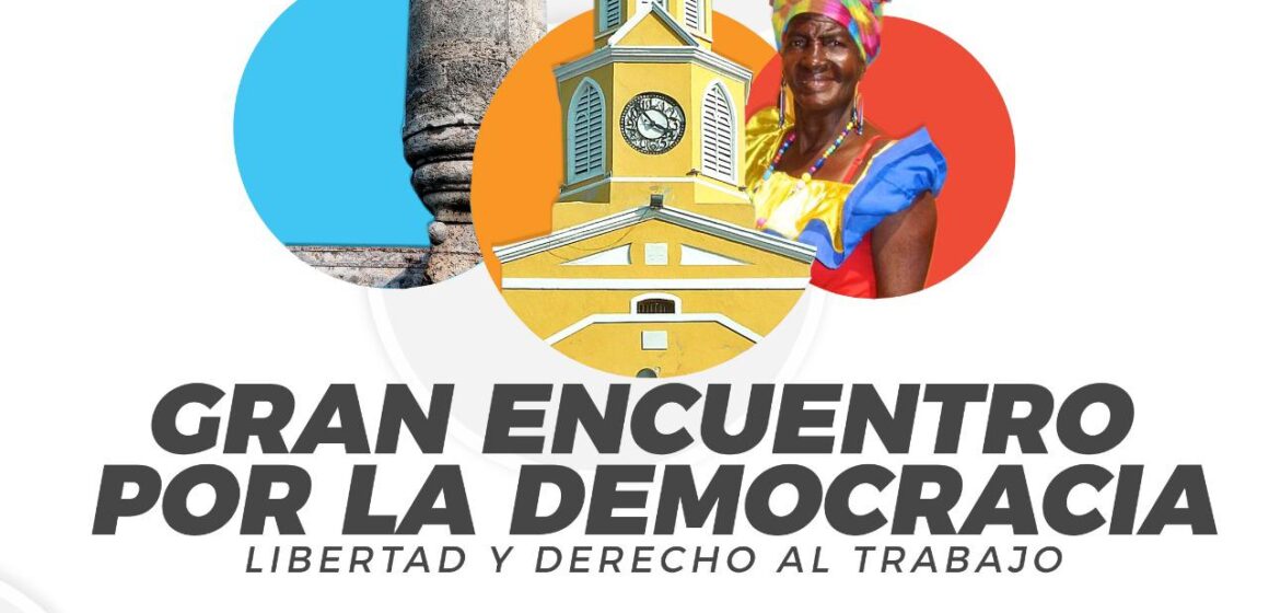 Este miércoles, encuentro y marcha por la democracia en Cartagena
