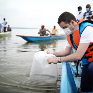 “Siembran vida” en Ciénaga Grande de Maríalabaja, 50 mil alevinos de bocachico