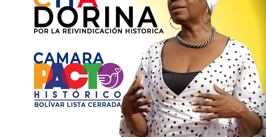 Palenque encabeza lista cerrada del Pacto Histórico en Bolívar con Cha Dorina