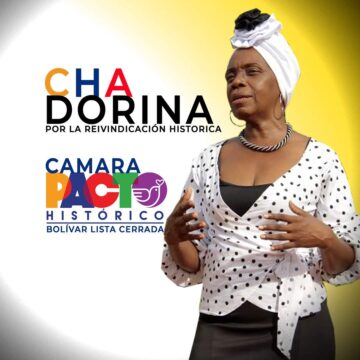 Palenque encabeza lista cerrada del Pacto Histórico en Bolívar con Cha Dorina