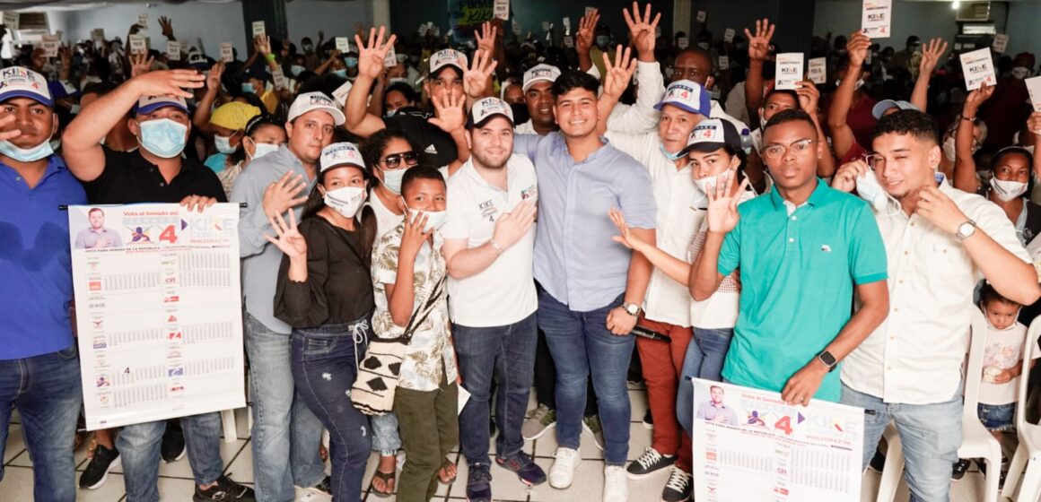 Maratónica jornada de Kike Cabrales camino al Senado: crece apoyo en Bolívar