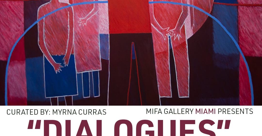 Hasta el 27 de agosto, “Diálogos”, la exitosa exposición del artista plástico Aníbal Olier en Miami