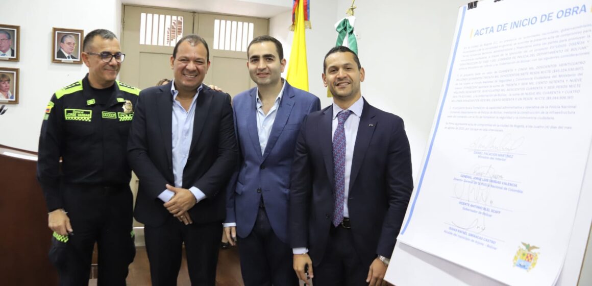 En Arjona se construirá el comando policial más moderno del Caribe, inversión de 45 mil millones de pesos