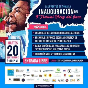 Las Voces del Jazz se toman a Cartagena desde este 20 de septiembre