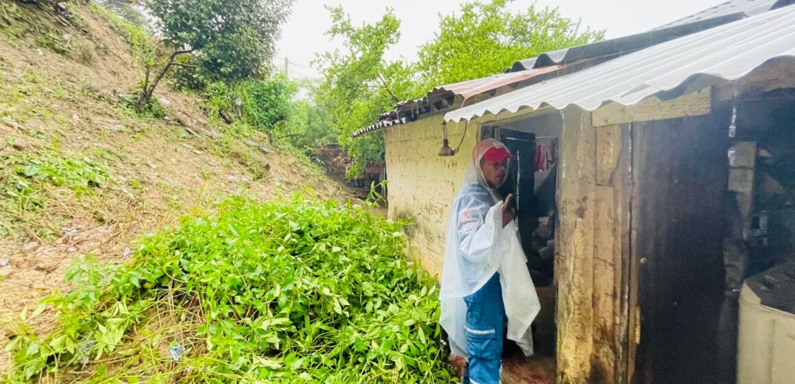 A pesar de la intensa lluvia, solo deslizamientos menores y árboles caídos A pesar de la intensa lluvia, solo deslizamientos menores y árboles caídos