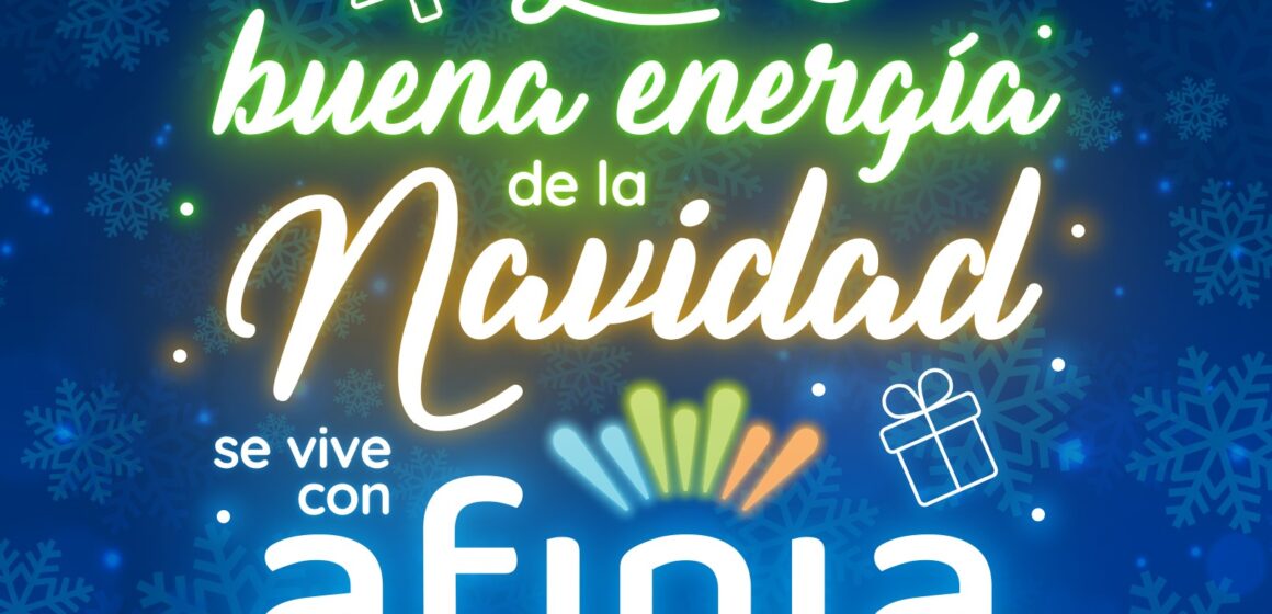 Afinia encenderá junto a sus clientes la mágica y dulce Navidad