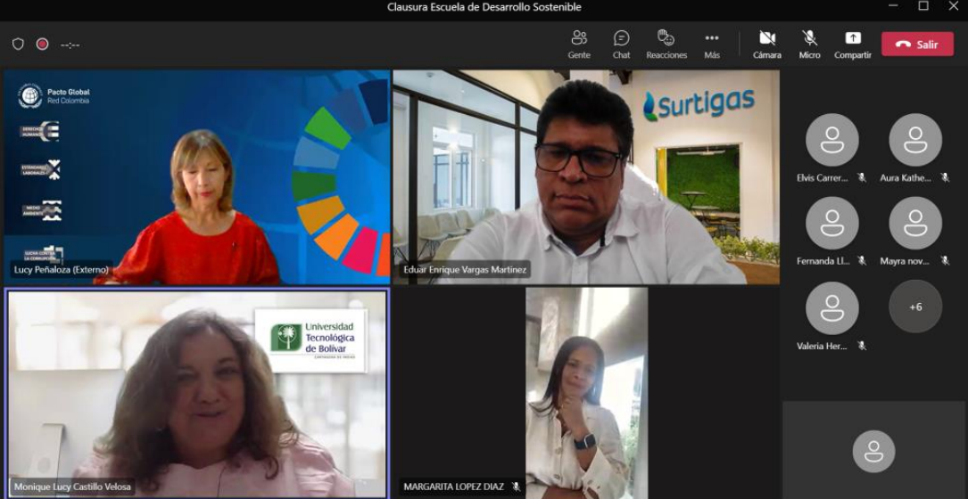 Exitoso encuentro de la Escuela de Desarrollo Sostenible para Pymes del Nodo Bolívar