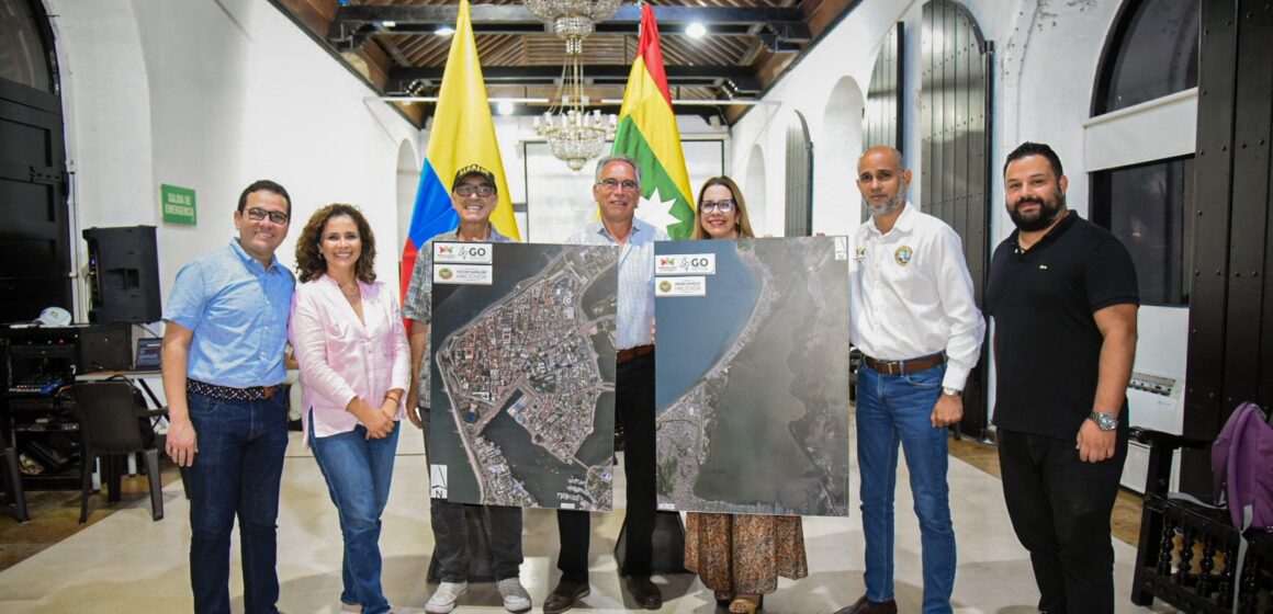 Go Catastral entregó la información cartográfica del 100% del territorio del Distrito de Cartagena 