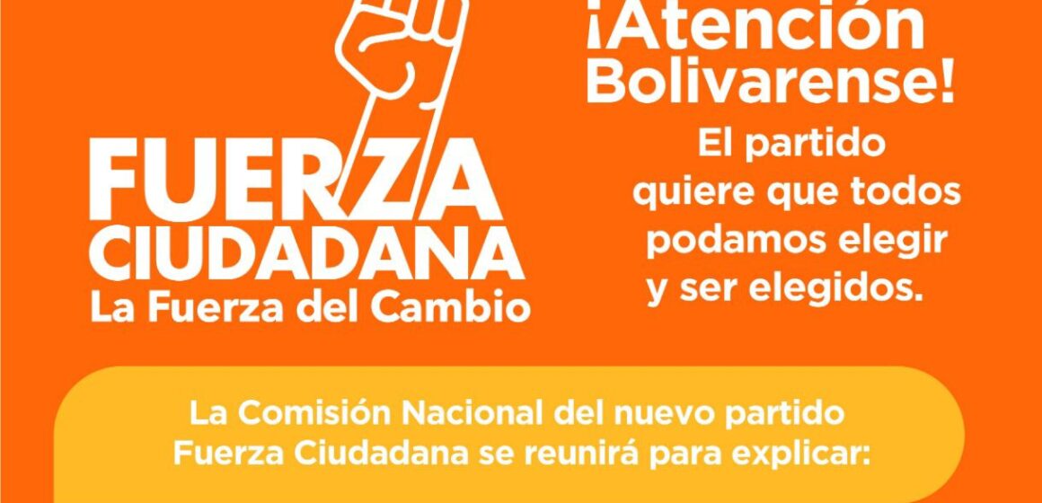 La Fuerza del Cambio llega a Cartagena y Bolívar este viernes