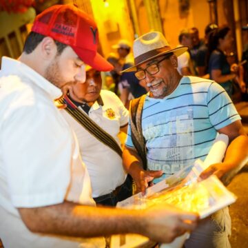 Desde Getsemaní, candidato Yamil Arana lanza su propuesta de seguridad para fortalecer el turismo