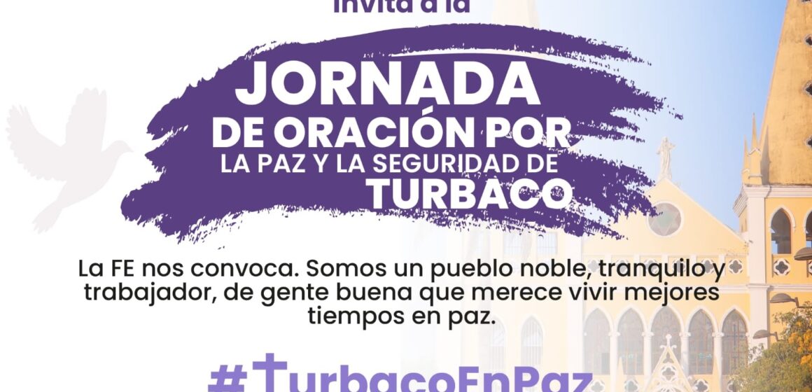 Gran jornada de oración por la paz y la seguridad de Turbaco, invita Claudia Espinosa