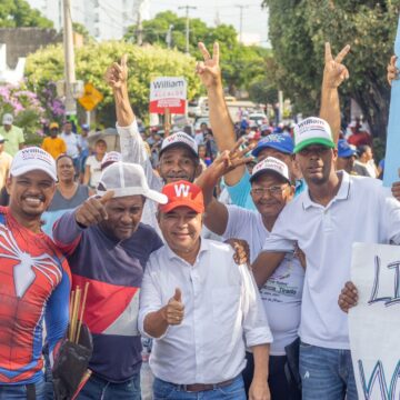 Desde el primer día, hasta el último, gran respaldo comunitario a William García