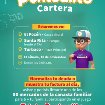 Puntualito, Jornada de normalización de cartera de Surtigas Puntualito, Jornada de normalización de cartera de Surtigas