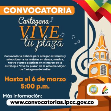 Cnvocatorias para artistas: XIV Encuentro de Coros y Música Sacra de Cartagena y Vive Tu Plaza