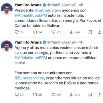 Gobernador de reunirá con Superservicios, podría estar en el panorama la intervención de Afinia