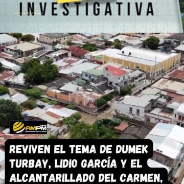 Señal Colombia revive el tema del Alcantarillado del Carmen de Bolívar
