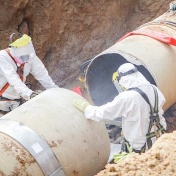 AGUAS DE CARTAGENA REPORTA AVANCE EN LA REPARACIÓN DE LA CONDUCCIÓN DE AGUA CRUDA AGUAS DE CARTAGENA REPORTA AVANCE EN LA REPARACIÓN DE LA CONDUCCIÓN DE AGUA CRUDA