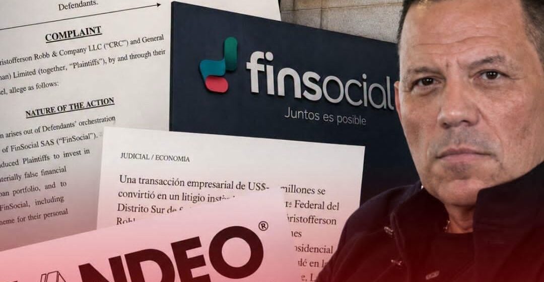 Litigio Finsocial-CRC: Revelan memorando de inversión que contradice demanda por fraude en EE. UU. Litigio Finsocial-CRC: Revelan memorando de inversión que contradice demanda por fraude en EE. UU.