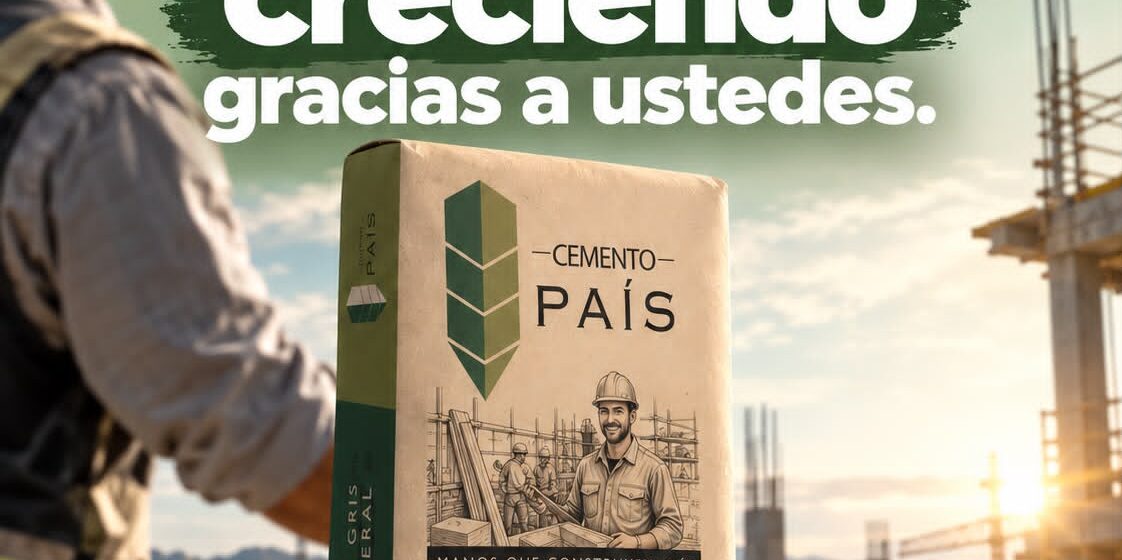 Cemento País, una marca que construye futuro de la mano de sus clientes Cemento País, una marca que construye futuro de la mano de sus clientes