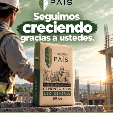 Cemento País, una marca que construye futuro de la mano de sus clientes Cemento País, una marca que construye futuro de la mano de sus clientes